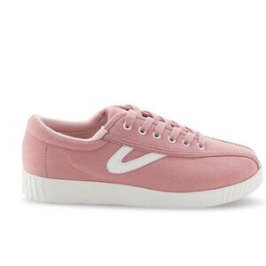 Tretorn 9M Nylite Blush Pink Canvas Sneakers Trainers